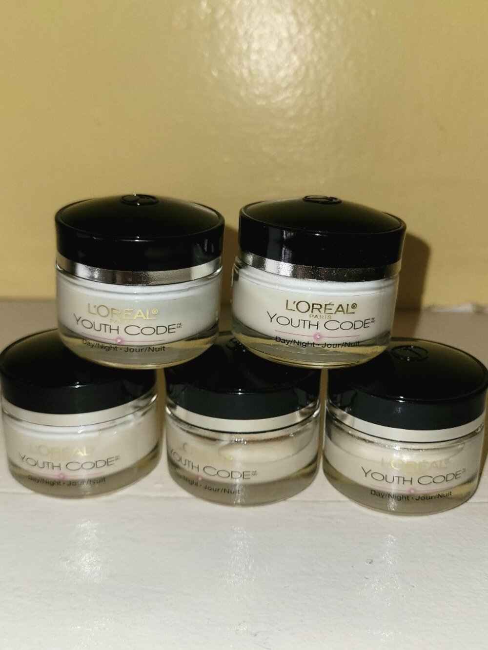 5 Bottles L'Oreal Youth Code Day / Night Cream 0.5 oz sealed